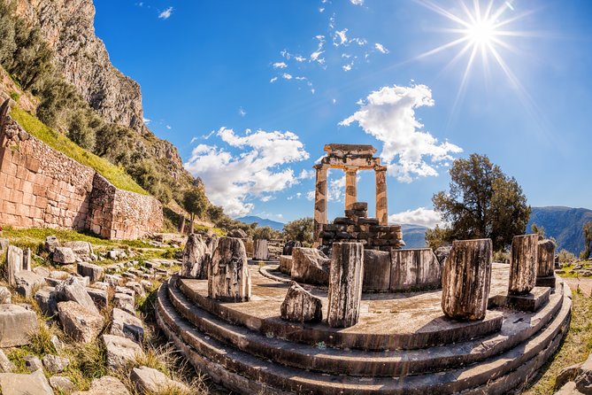 Mercedes Private Full Day Tour From Athens To Delphi And Arachova Inclusions