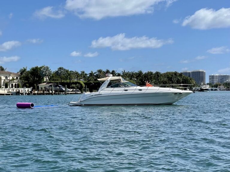 Miami Beach: Private Yacht Rental With Captain And Champagne Overview Of Private Yacht Experience