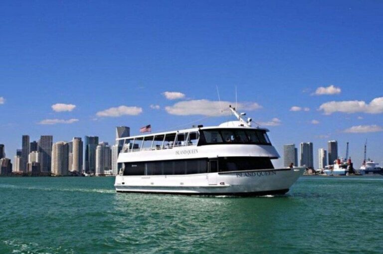 Miami: Biscayne Bay Boat Cruise With Transportation Tour Overview