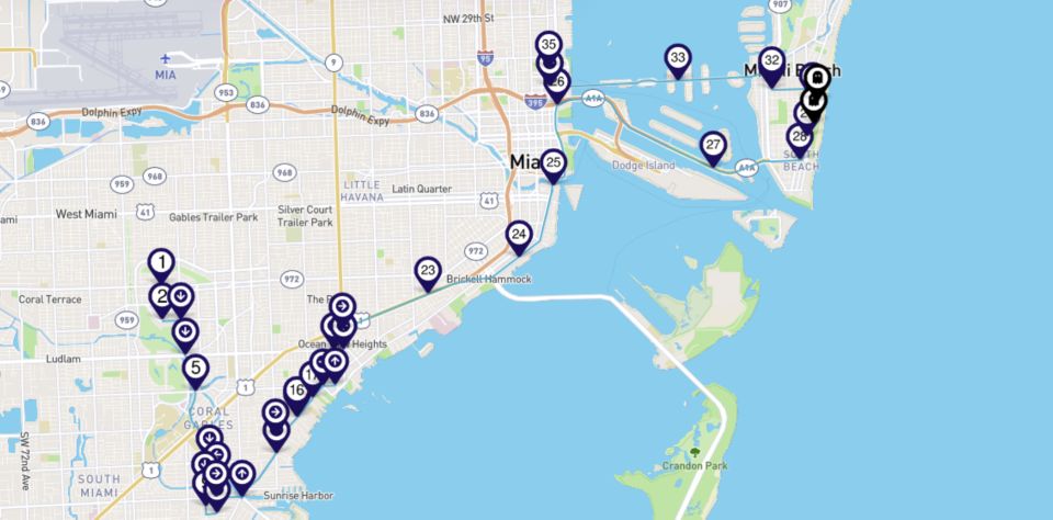 Miami: Haunted Self-Guided Smartphone Audio Driving Tour - Tour Overview