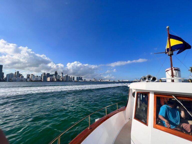 Miami: Miami Skyline Vintage Yacht Cruise, Overview And Pricing