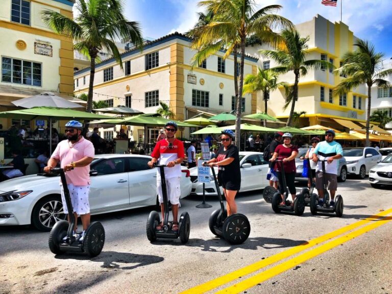 Miami: Ocean Drive Segway Tour Tour Overview And Pricing