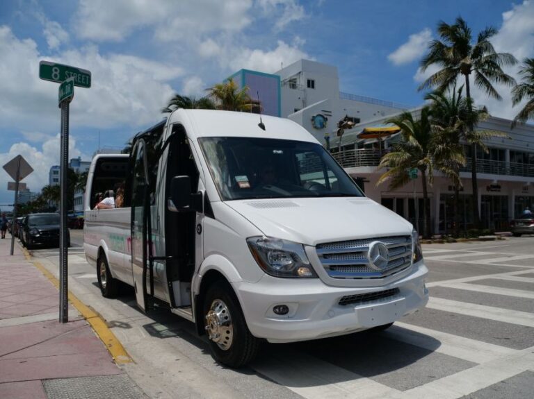 Miami: Open Top Bus Private Tour Tour Details