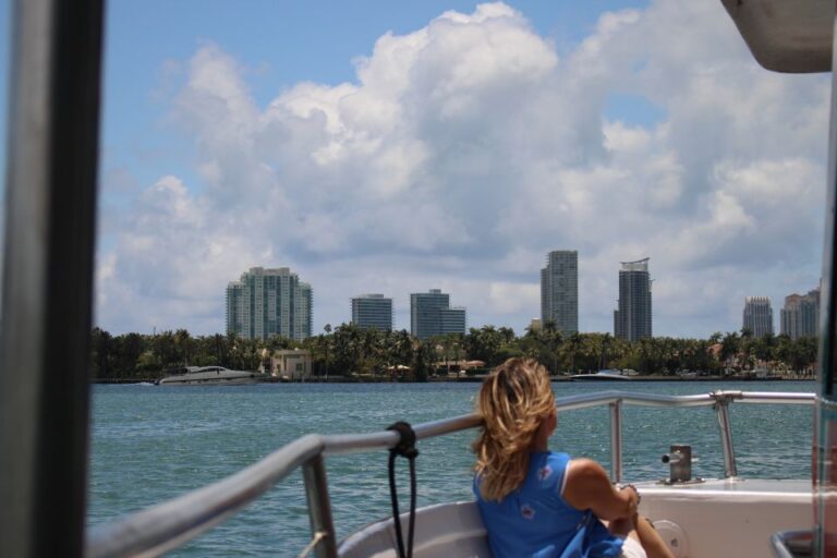 Miami: Sunset Cruise With Celebrity Homes & Open Bar Overview And Pricing