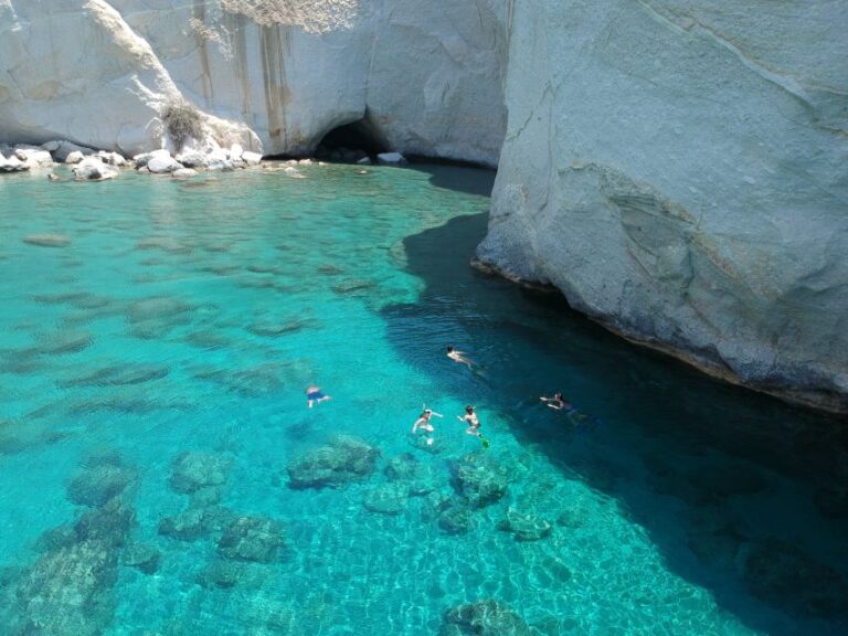 Milos: Full Day Catamaran Cruise With Paddle Board Overview And Pricing