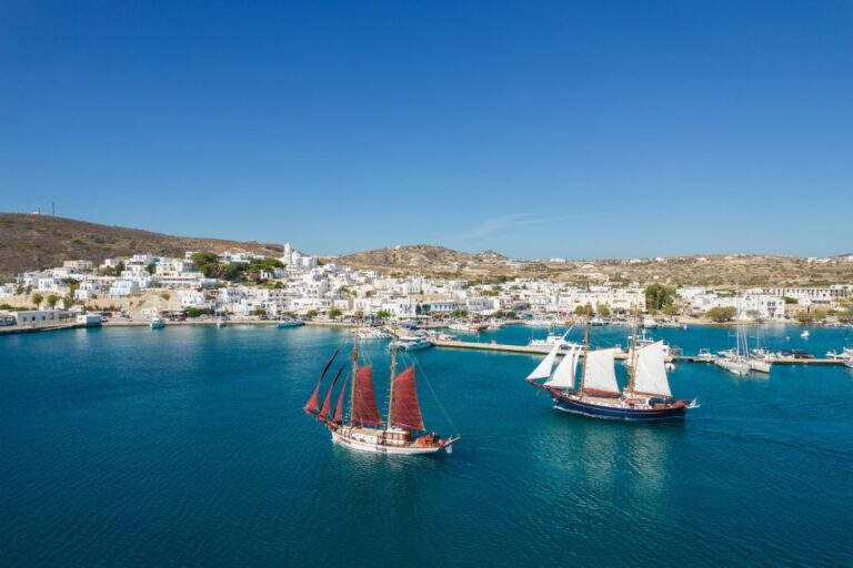 Milos: Full Day Cruise Via Traditional Boat Activity Overview