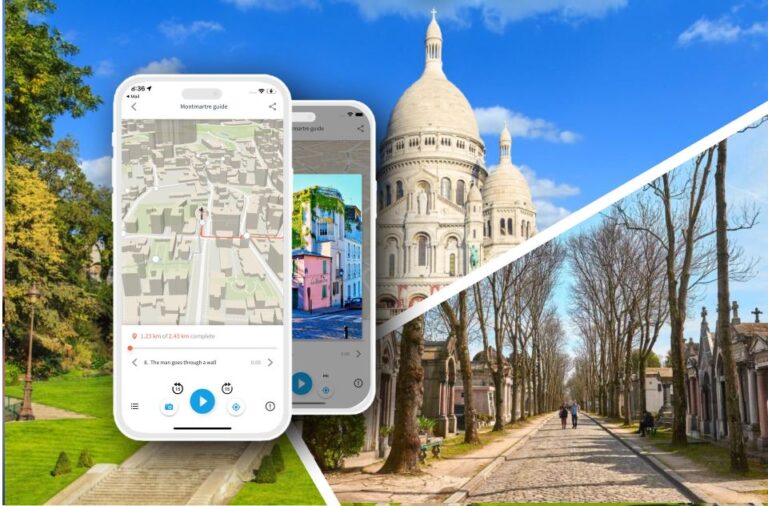 Montmartre And Pere Lachaise Self Tour With Audio Guide Explore Montmartres Bohemian Charm