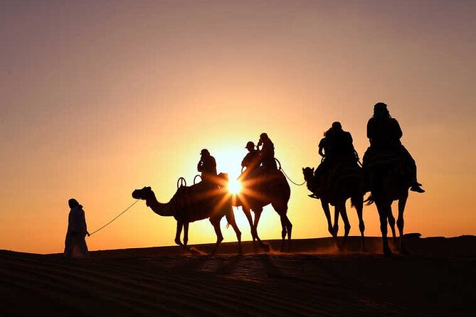 Morning Desert Safari With Quad Bike, Camel Ride & Sandboarding Overview And Inclusions