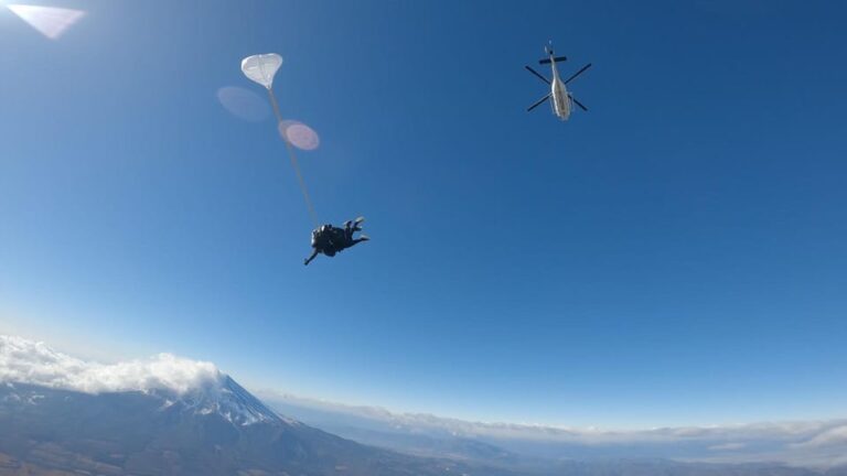 Mt.fuji: Skydiving: Oshinohakkai Activity Overview