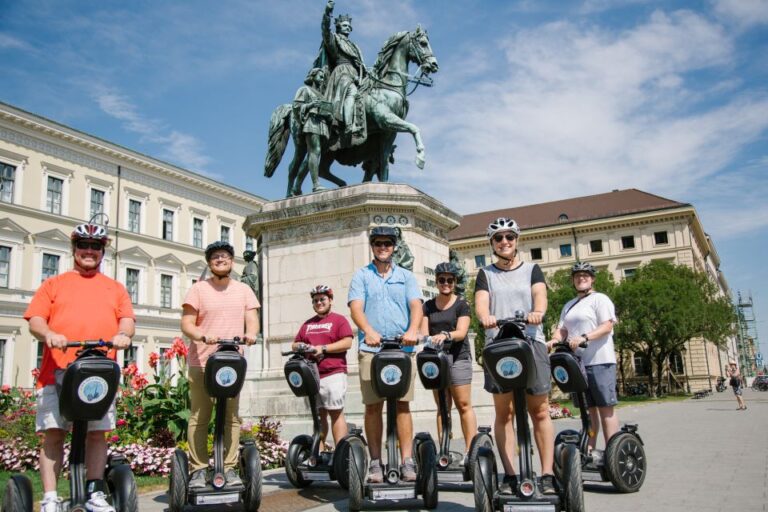 Munich 3 Hour Segway Tour: Nazi Munich & Royal Architecture Discover Hidden City Sights