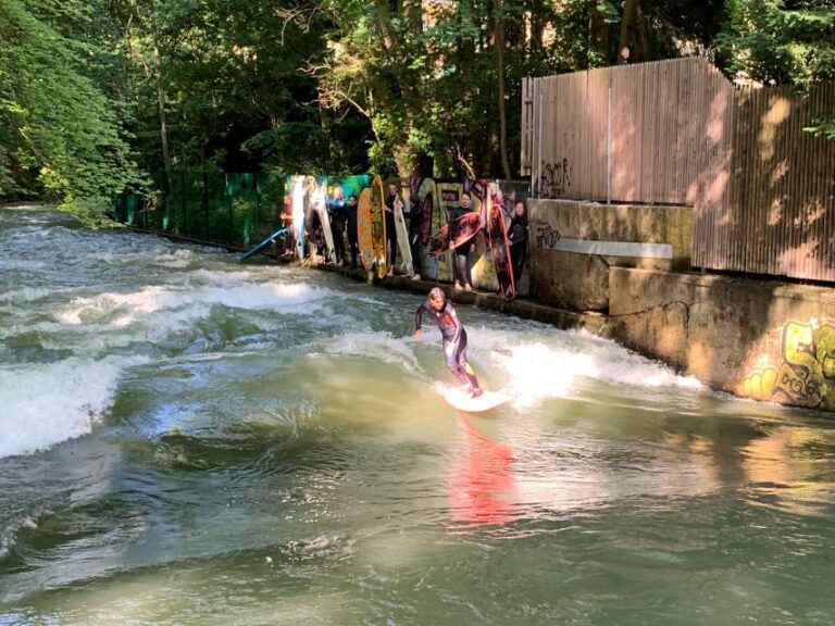 Munich Surf Experience Surfing In Munich Eisbach River Wave Exploring Munichs Iconic Surf Spot