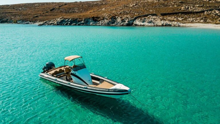 Mykonos: Customized Private Rib Cruise With Swim Stops Overview And Pricing