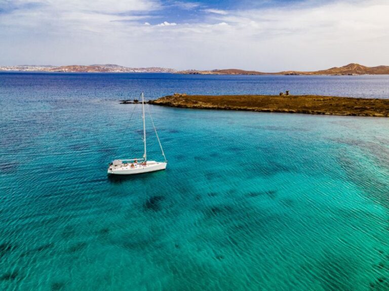 Mykonos: Private Delos And Rhenia 6hrs Cruise With Lunch Cruise Overview