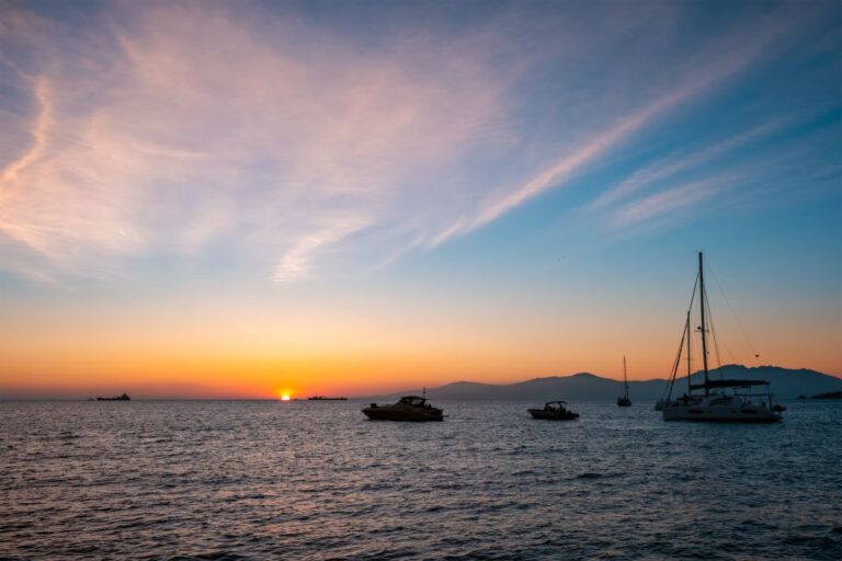 Mykonos: Sunset Cruise With A Buffet Of Greek Delicacies Overview And Pricing