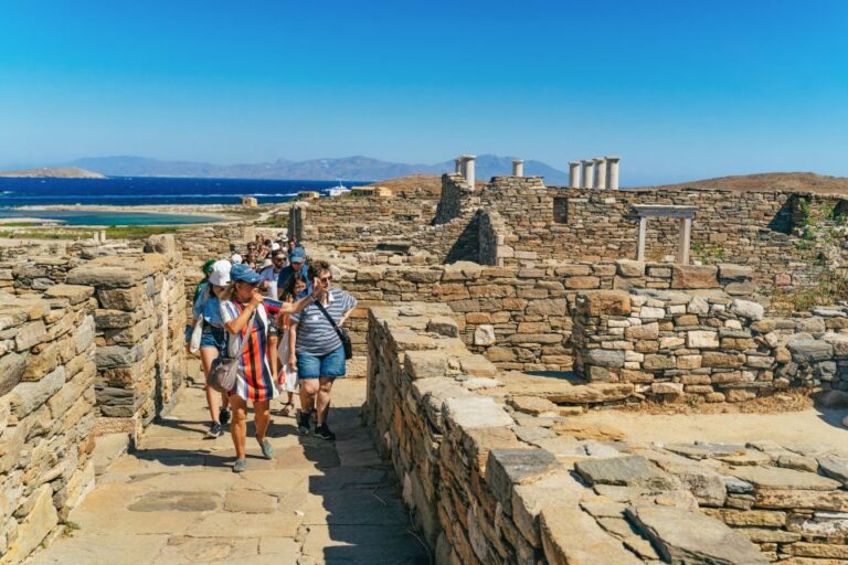 Mykonos Town: Archaeological Site Of Delos Guided Day Trip Tour Overview And Pricing