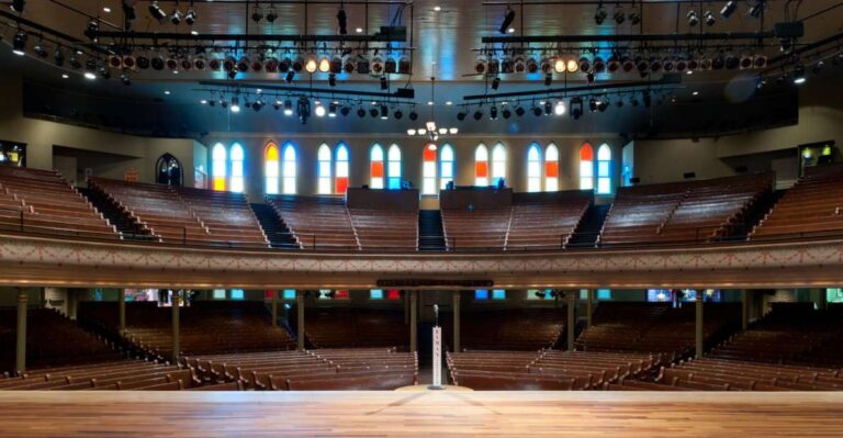 Nashville: Ryman Auditorium Self Guided Tour Tour Overview And Pricing