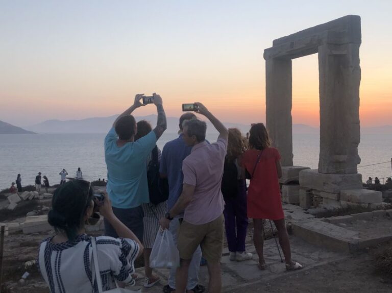 Naxos: Old Town, Castle & Portara Guided Sunset Tour Overview Of The Tour