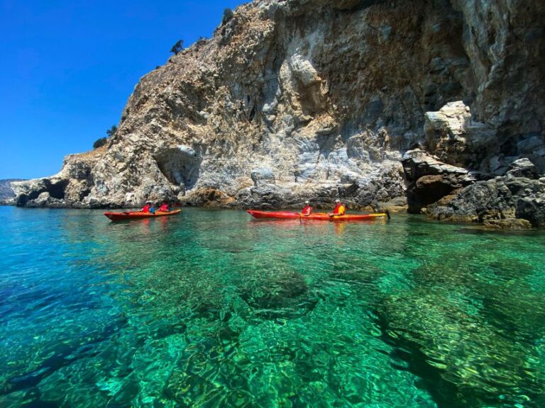 Naxos: Rhina Cave And Coastline Sea Kayaking Tour Tour Overview And Experience