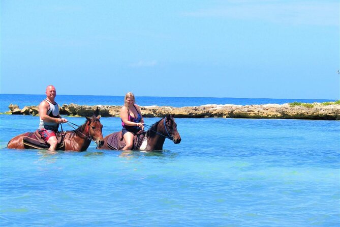 Negril 45 Minute Guided Horseback Ride And Swim Tour Overview