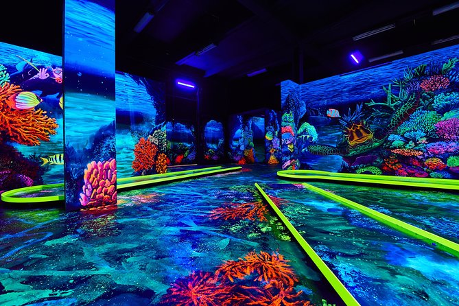 Neonis 3d Blacklight Minigolf Artistic Course Design