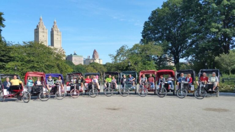 New York City: Deluxe 1.5 Hour Central Park Pedicab Tour Tour Overview