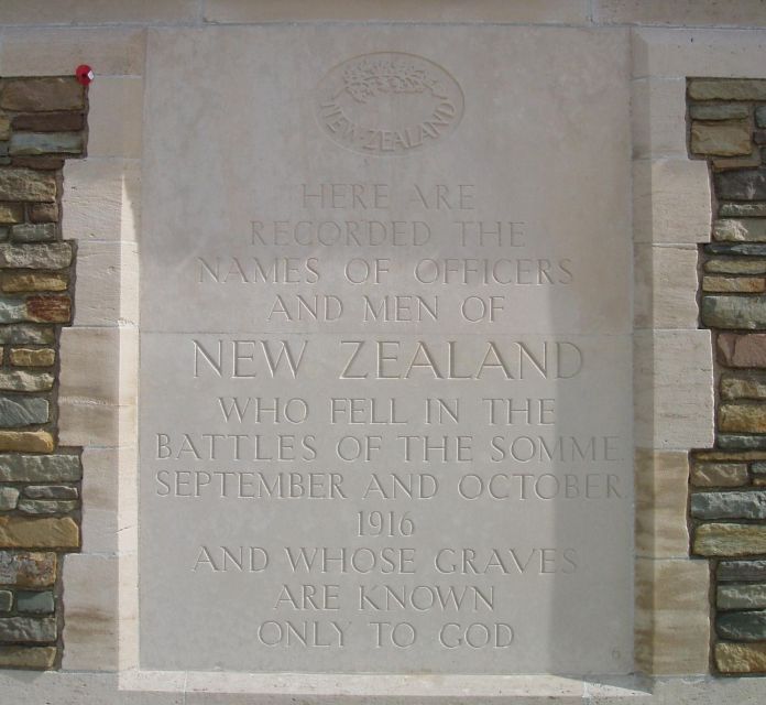 New Zealand In Wwi On The Somme & Artois From Amiens, Arras New Zealand Division At The Somme