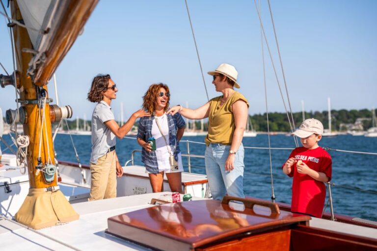 Newport Sunset Sail On Schooner Adirondack Overview Of The Experience