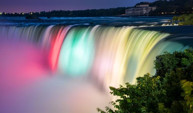 Niagara Falls At Night: Illumination Tour & Fireworks Cruise Tour Highlights