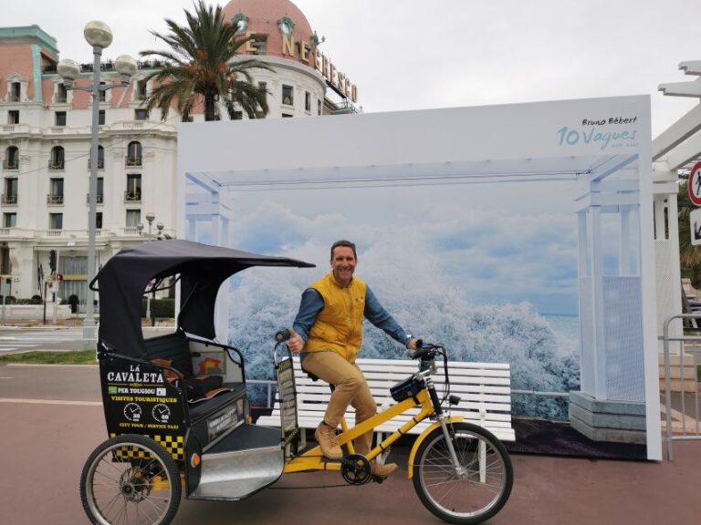 Nice: City Tour In Electric Taxi Bike With Local Guide Tour Overview