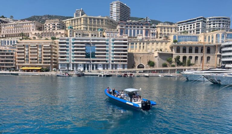 Nice: Monaco & Mala Caves Boat Trip W/ Breakfast On The Sea Tour Description