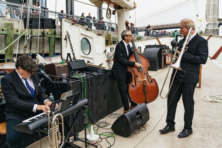 Nyc: Epic Tall Ship Sunset Jazz Sail With Wine Option Activity Overview