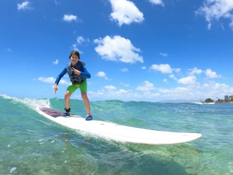 Oahu: Kids Surfing Lesson In Waikiki Beach (up To 12) Activity Overview