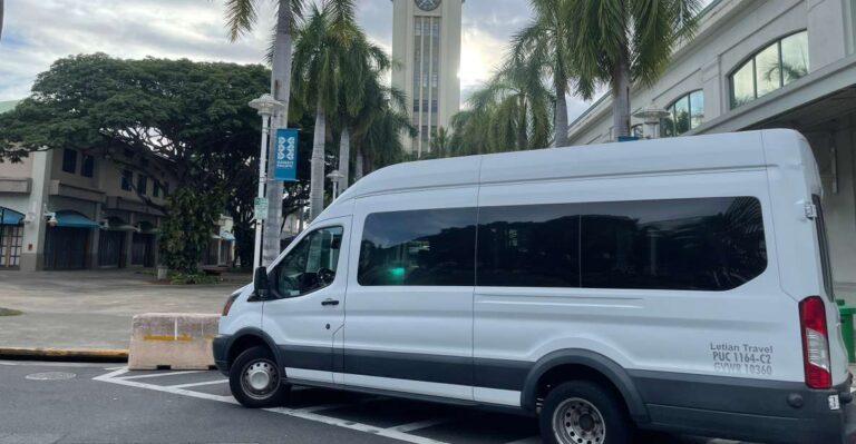 Oahu: Ko Olina Or Kapolei To Airport Private Transfer Destination Options