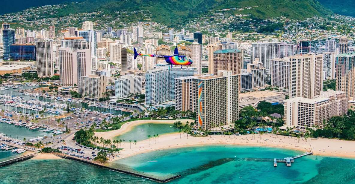 Oahu: Waikiki 20-Minute Doors On / Doors Off Helicopter Tour - Tour Overview