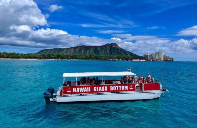 Oahu: Waikiki Glass Bottom Boat Sunset Cruise Activity Overview