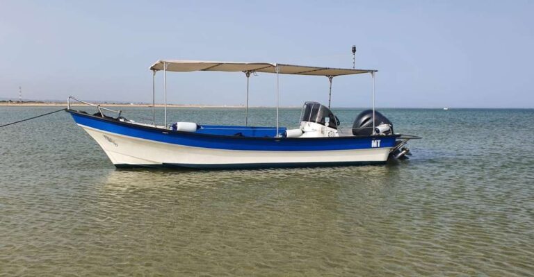 Olhão: 5 Hour Ride With 3 Stops On The Beaches And Islands Of Ria Formosa Activity Overview