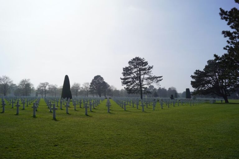 Omaha Beach And Colleville Cemetery Private Walking Tour Starting Point: Normandy American Cemetery Visitors Center