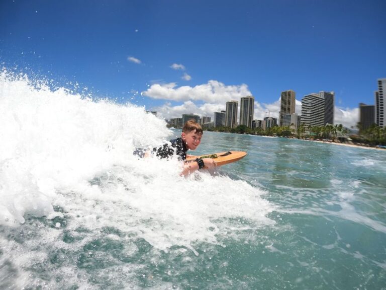 One On One Private Body Boarding Lessons In Waikiki Overview Of Body Boarding Lessons