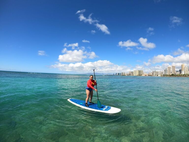 One On One Private Sup Lessons In Waikiki Pickup Locations And Schedule