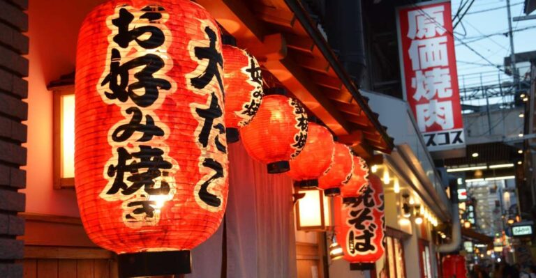 Osaka: Food Tour At Night With Tastings Tour Overview And Details