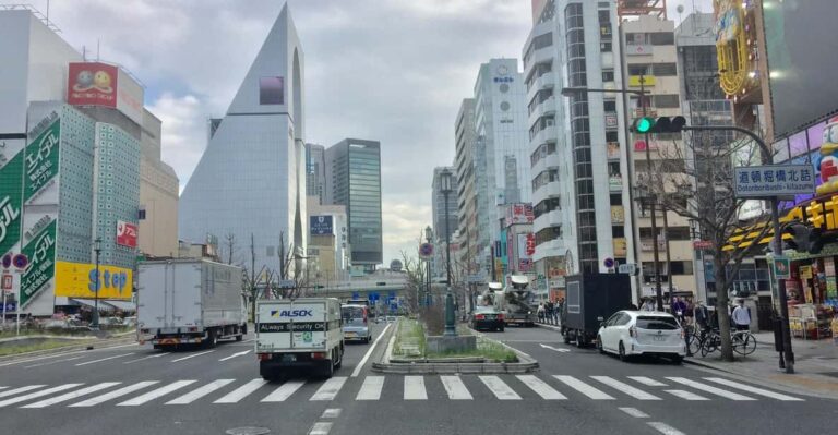 Osaka: Half Day Private Guided Tour Of Minami Modern City Tour Overview