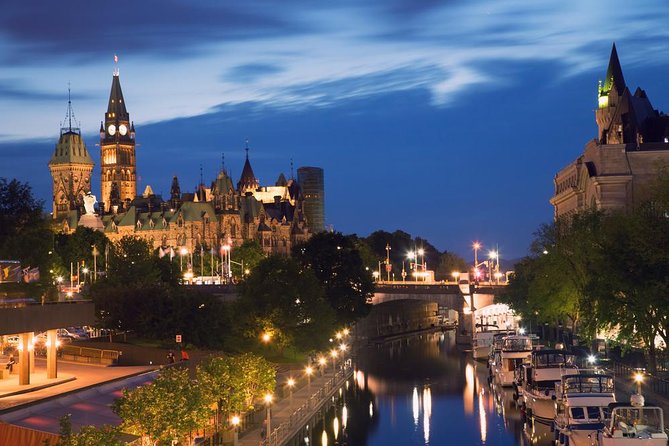 Ottawa Small Group Night Tour With River Cruise + Light Show Itinerary