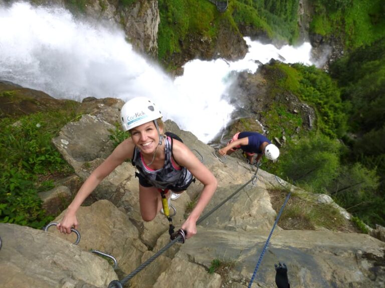 Ötztal: Via Ferrata Climbing Tour At Lehner Waterfall Tour Overview