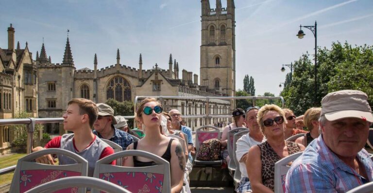 Oxford: City Sightseeing Hop On Hop Off Bus Tour Tour Highlights