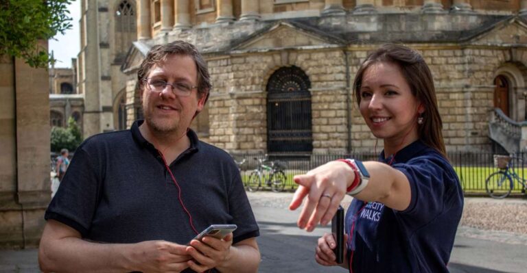 Oxford: Town & Gown And Universities Walking Tour Tour Details