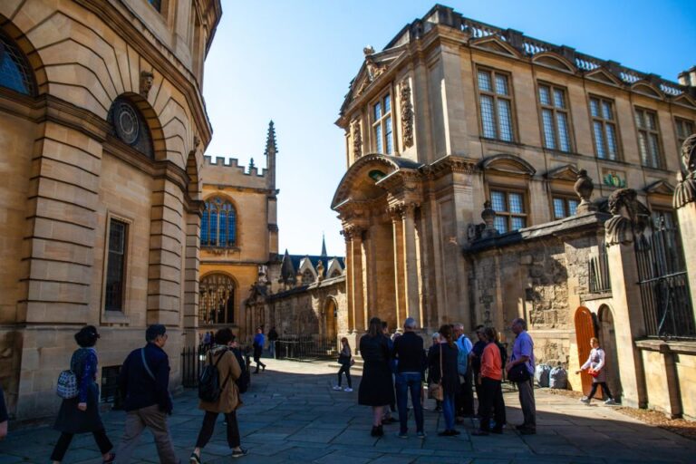 Oxford: University And City Walking Tour With Alumni Guide Tour Overview