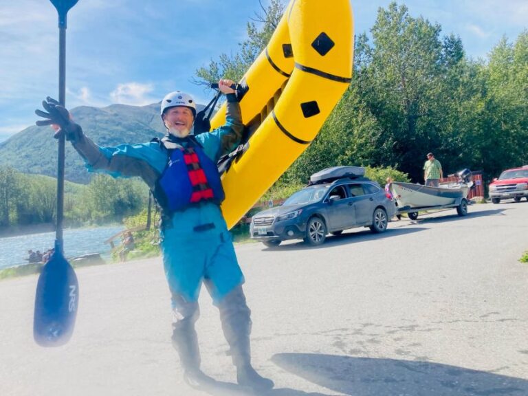 Packrafting Kenai River Cooper Landing Departure Overview Of The Adventure