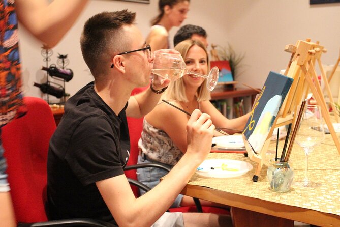 Painting Party at Art Bottega - Paint & Wine Studio in Zadar - Overview of the Painting Party