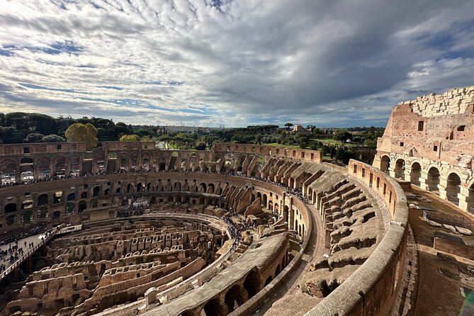 Panoramic Glass Elevator To Colosseum Top Tier Semi Private Tour Tour Overview