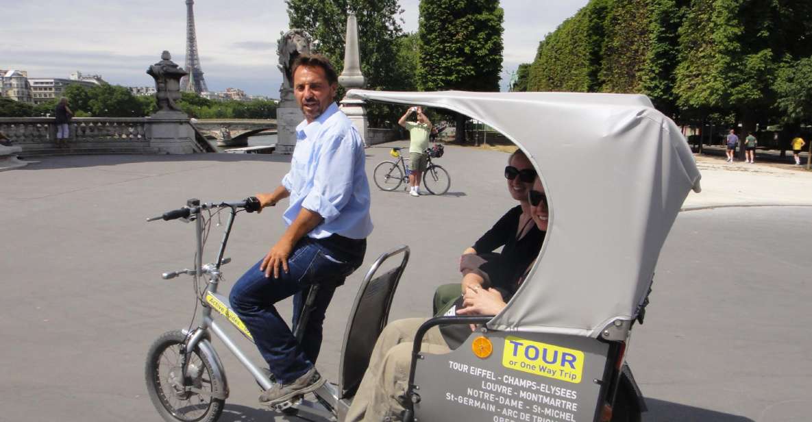 Paris: 1, 2, or 3-Hour Major Monuments Tour by Tuk Tuk - Tour Details